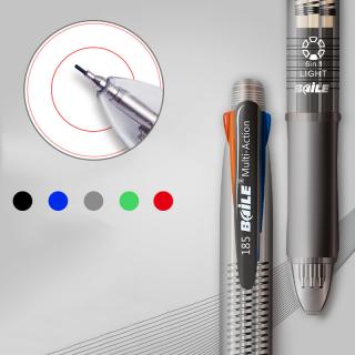 5 In 1 Ballpoint Pens 4 Colors Ball Pen 1 Automatic Pencil Multicolor_1